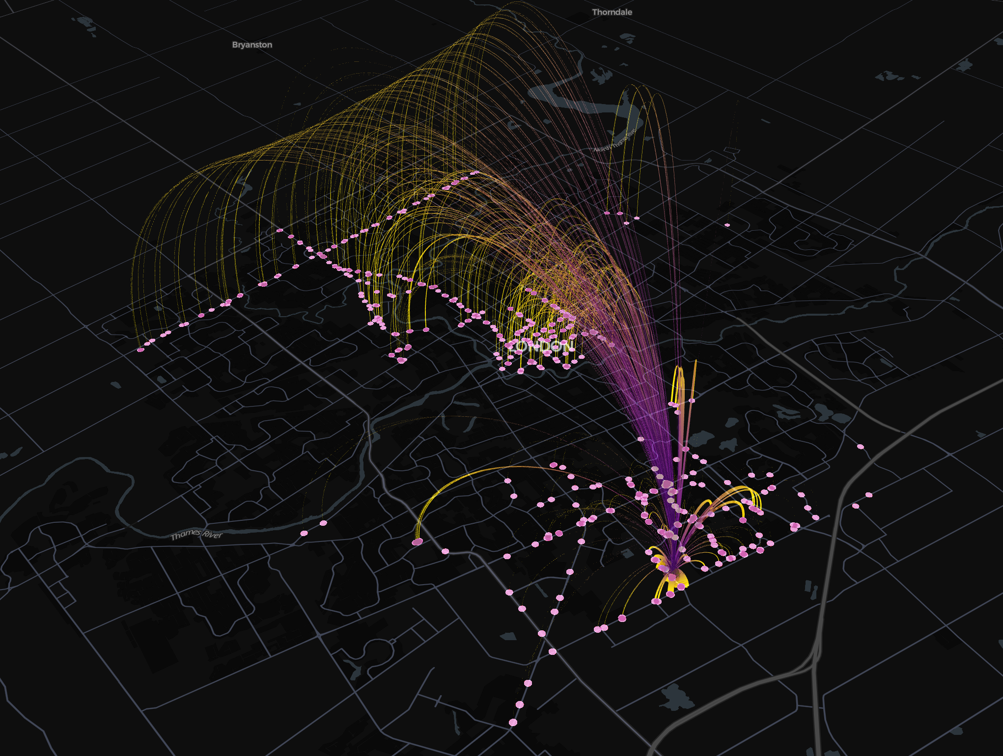 Dynamic Transport Dataset Visualization